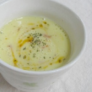 インスタント＋ひと手間＝>簡単クリームスープ